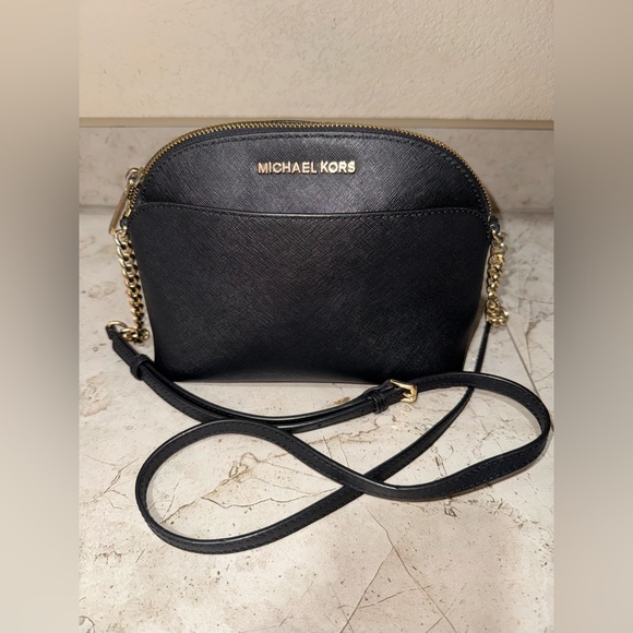 Michael Kors Handbags - Michael Kors Black & Gold Crossbody